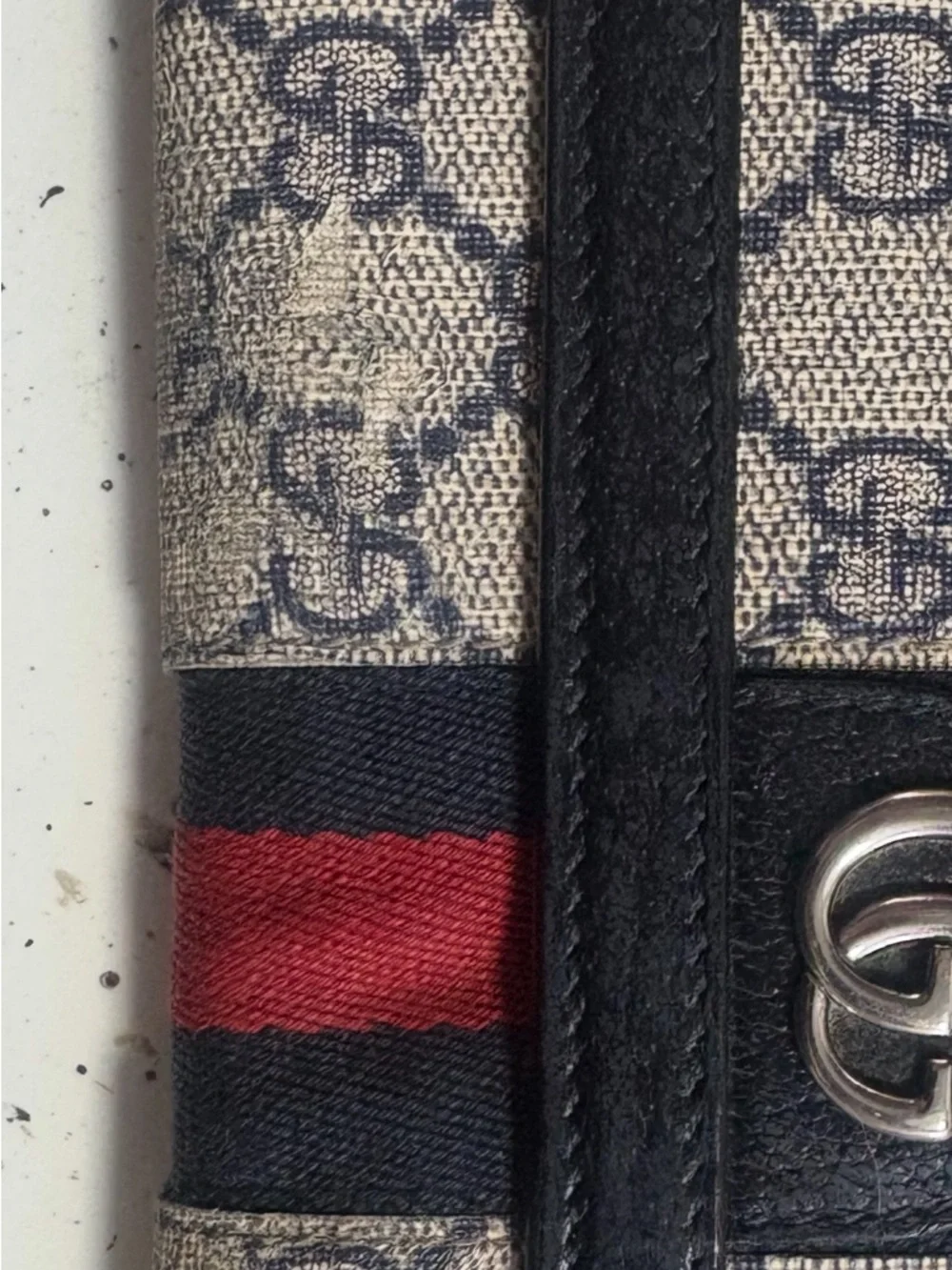 Gucci Ophidia GG Supreme Web Stripe Continental Wallet - Picture 3 of 3
